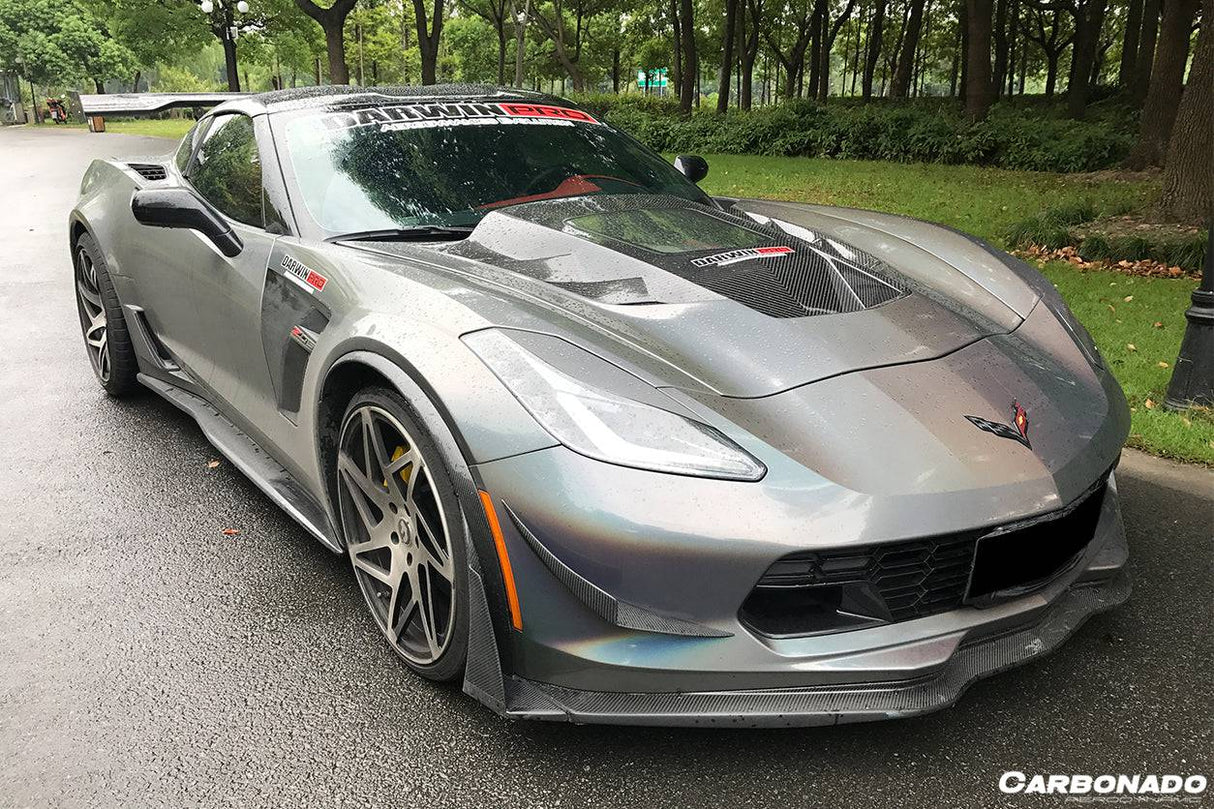 2013-2019 Corvette C7 Z51 Z06 Grandsport Carbon Fiber Fender Flares