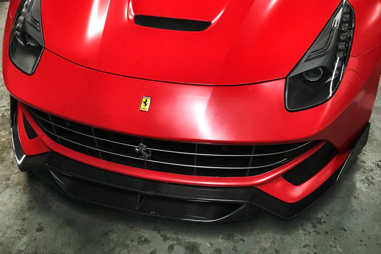 2012-2017 Ferrari F12 Berlinetta DC Style Carbon Fiber Front Lip