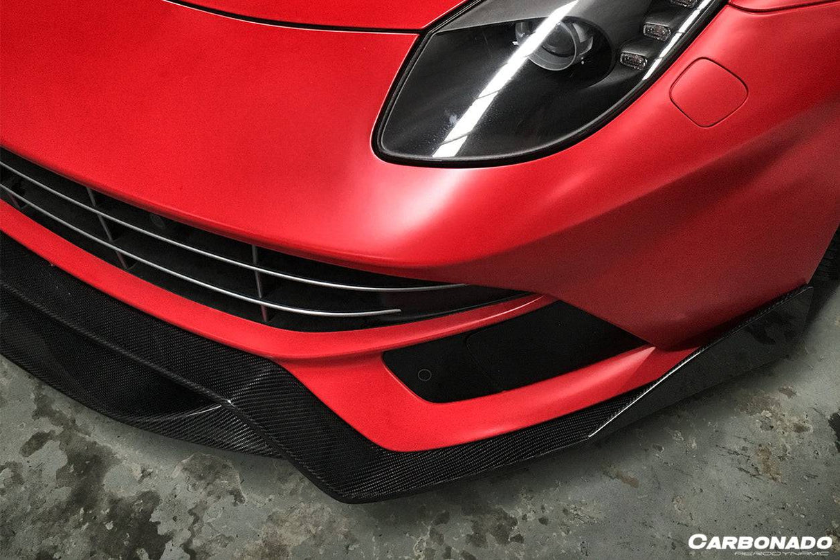 2012-2017 Ferrari F12 Berlinetta DC Style Carbon Fiber Front Lip