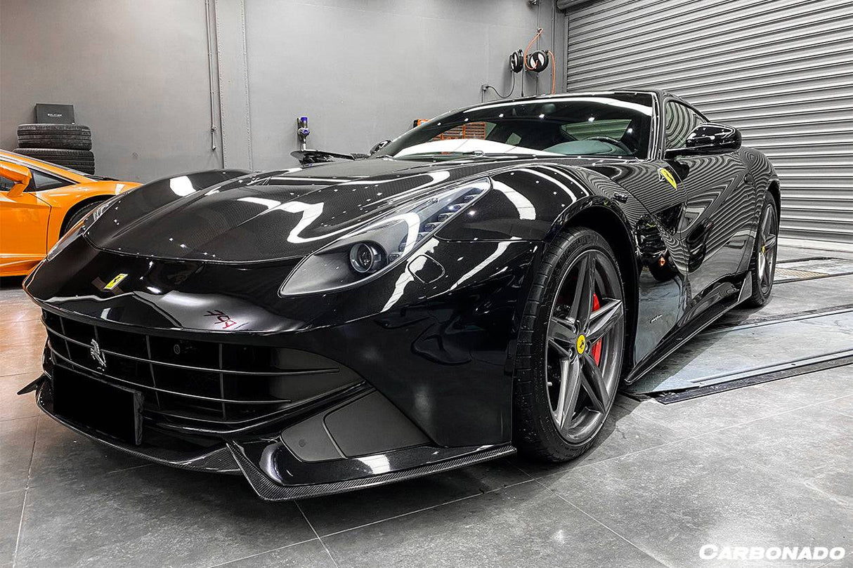 2012-2017 Ferrari F12 Berlinetta DC Style Carbon Fiber Side Skirts