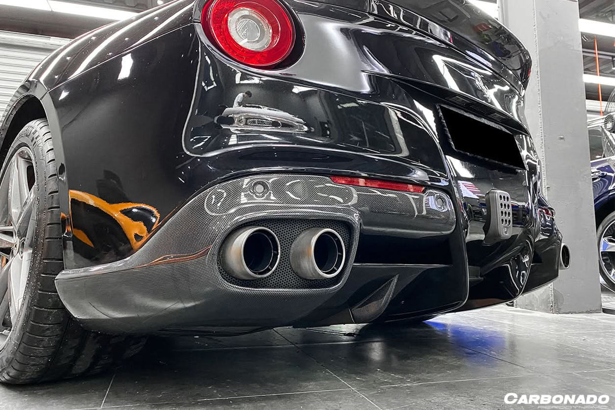 2012-2017 Ferrari F12 Berlinetta RS Style Carbon Fiber Rear Diffuser