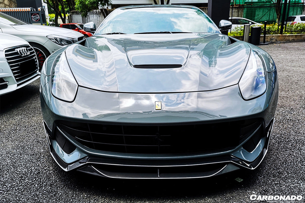 2012-2017 Ferrari F12 Berlinetta DC Style Carbon Fiber Front Lip