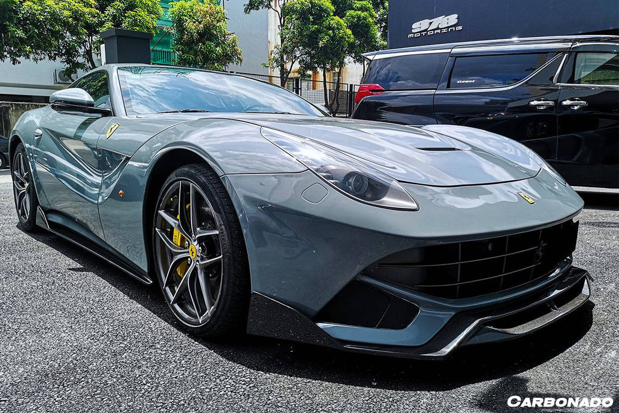 2012-2017 Ferrari F12 Berlinetta DC Style Carbon Fiber Front Lip