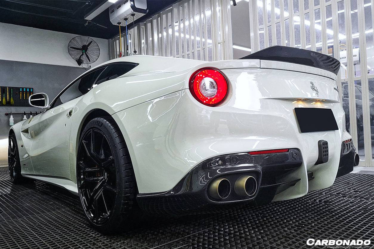 2012-2017 Ferrari F12 Berlinetta DC Style Carbon Fiber Trunk Spoiler