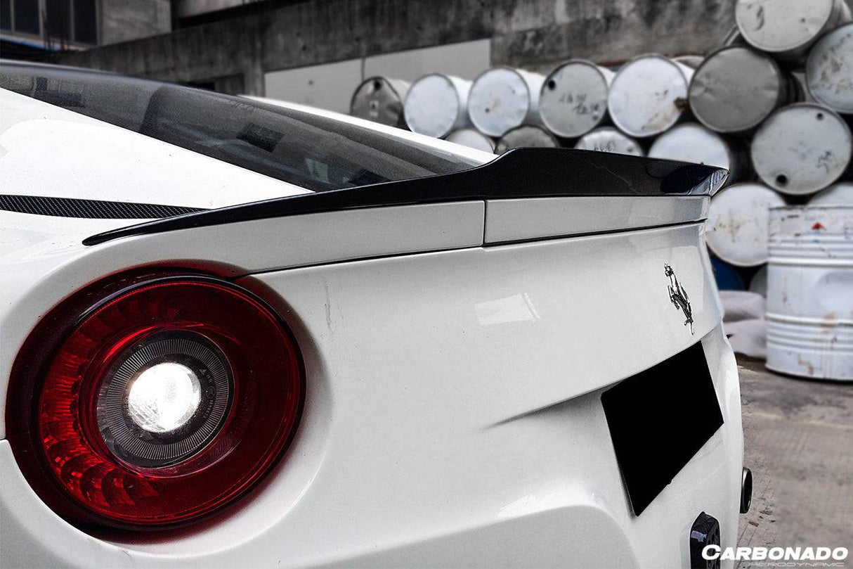 2012-2017 Ferrari F12 Berlinetta RS Style Carbon Fiber Trunk Spoiler