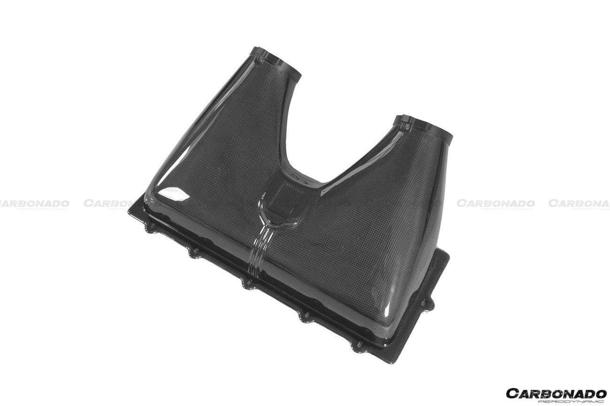 2010-2015 Ferrari Dry Carbon Fiber Airbox Carbonado (OE) Fits: 458, Italia and Spider