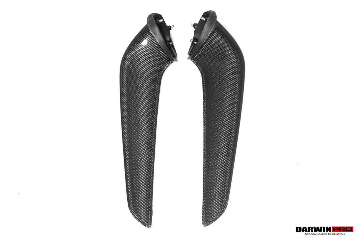 2010-2015 Ferrari 458 Italia and Spider Carbon Fiber Front Canards DarwinPRO (OE)