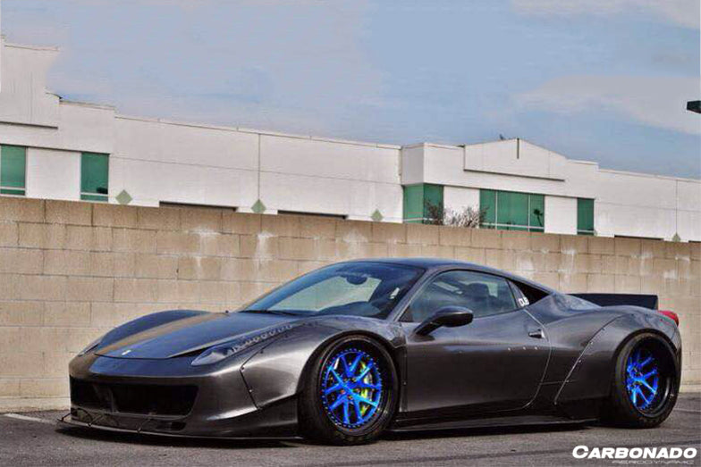 2010-2015 Ferrari Carbon Fiber Full Wide Body Kit Carbonado (DE) Fits: 458 Italia and Spider