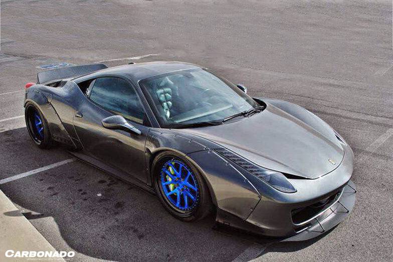 2010-2015 Ferrari Carbon Fiber Full Wide Body Kit Carbonado (DE) Fits: 458 Italia and Spider