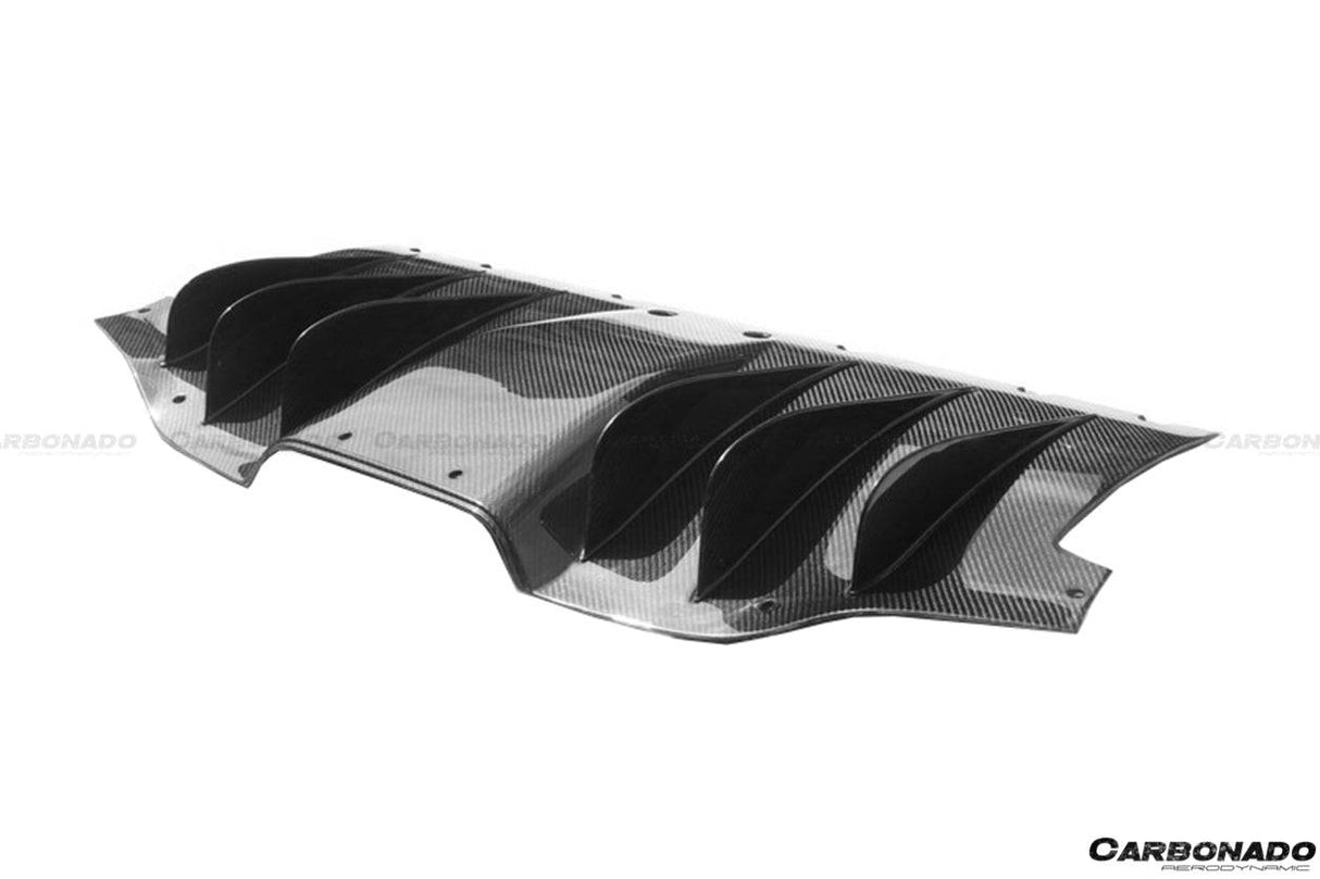 2010-2015 Ferrari 458 Coupe Spider OE Style Carbon Fiber Rear Diffuser