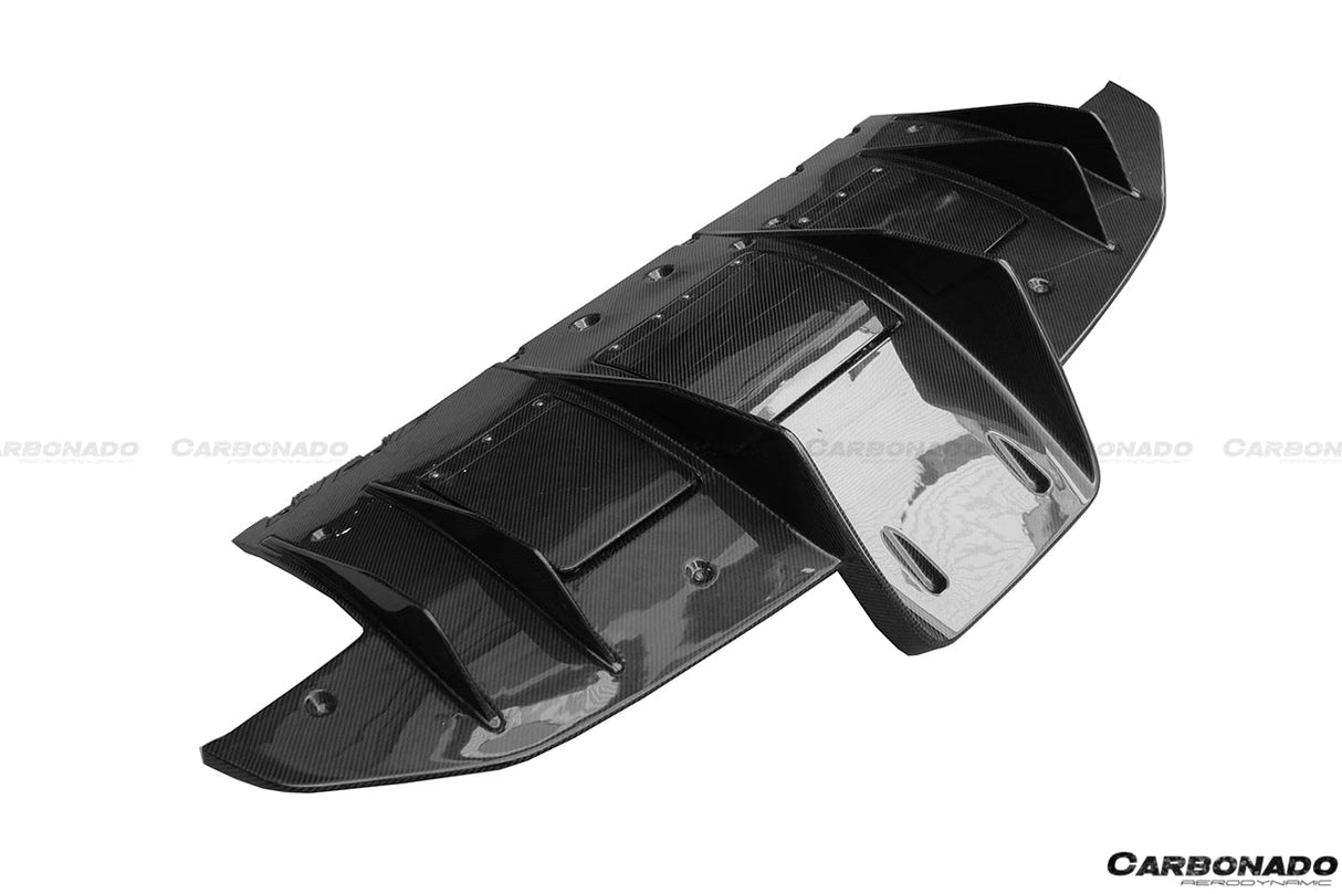 2010-2015 Ferrari 458 speciale Style Carbon Fiber Rear Lip Diffuser