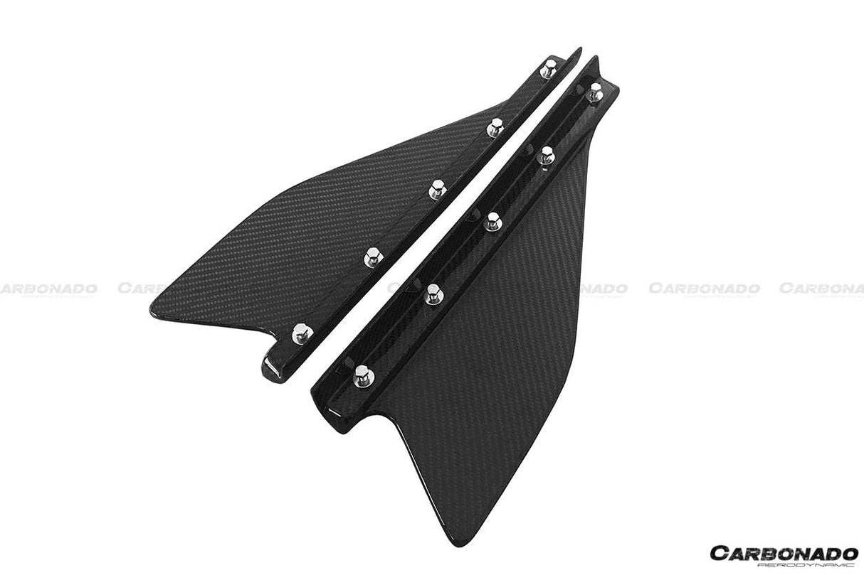 2010-2015 Ferrari 458 Speciale OE Style Carbon Fiber Side Skirt Canard