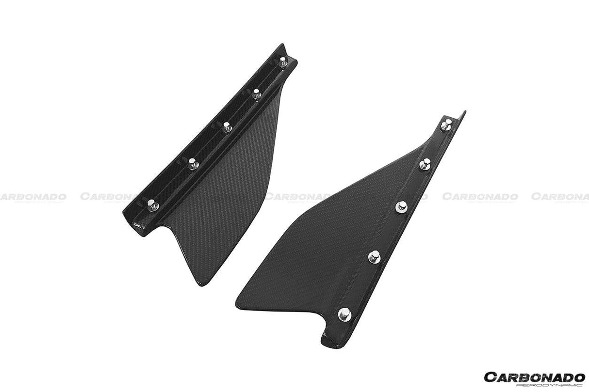 2010-2015 Ferrari 458 Speciale OE Style Carbon Fiber Side Skirt Canard