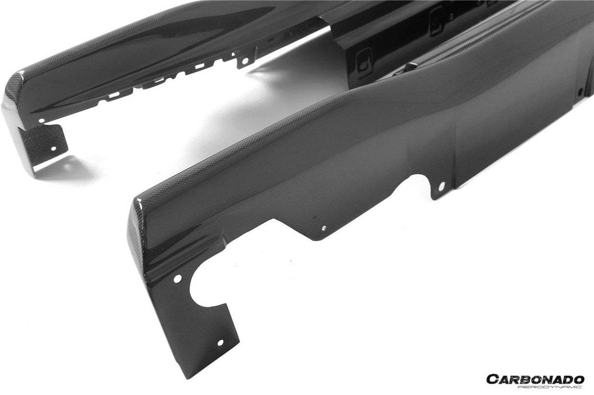 2017-2026 Ferrari 812 Superfast GTS OEM Style Dry Carbon Fiber Side Skirts