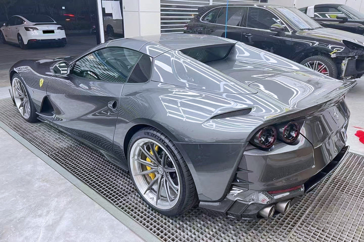 2019-2026 Ferrari 812 GTS MSY Style DRY Carbon Fiber Trunk Spoiler
