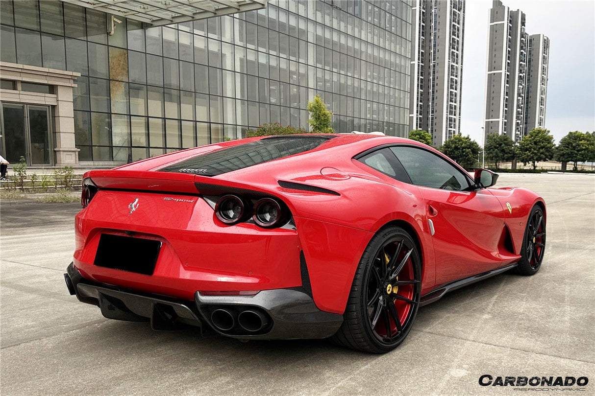 2019-2026 Ferrari 812 GTS OE Style Dry Carbon Fiber Rear Lip
