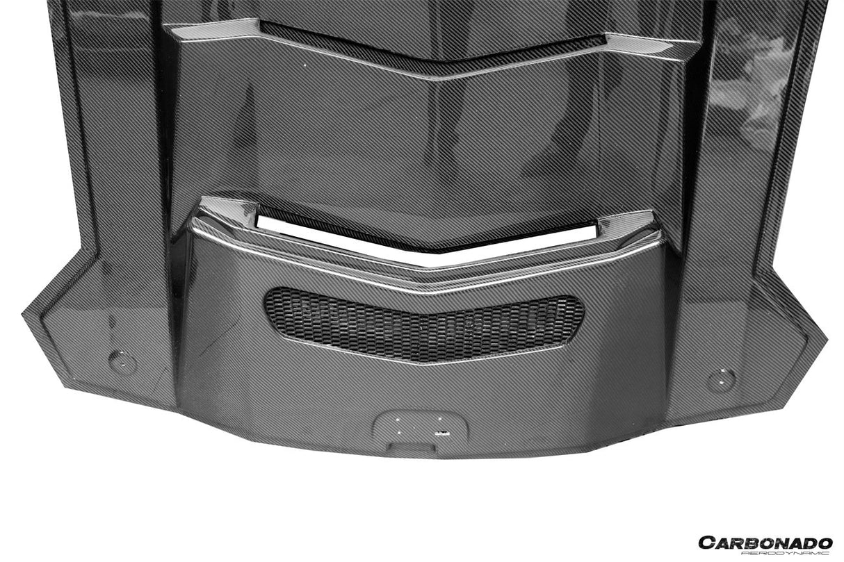 2011-2016 Lamborghini Aventador LP700 Coupe BKSS Style Carbon Fiber Engine Trunk
