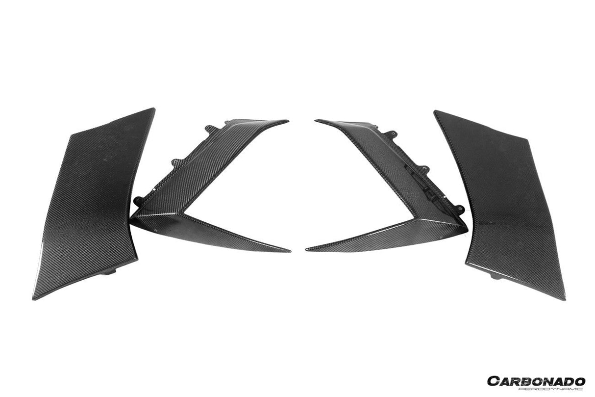 2011-2016 Lamborghini Aventador LP700 Coupe BKSS Style Carbon Fiber Quarter Panel Fender Vents