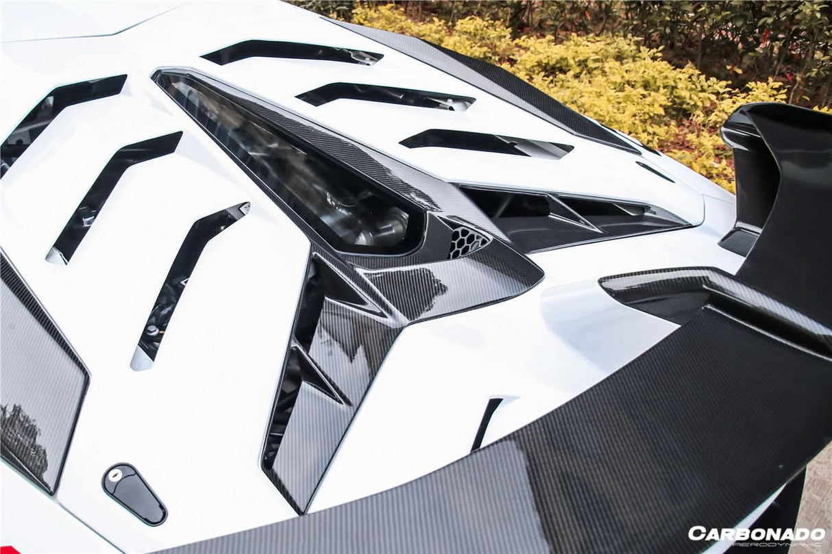 2011-2021 Lamborghini Aventador LP700 LP740 LP750 SVJ Coupe & Roadster SVJ Style Part DRY Carbon Fiber Aero Full Kit