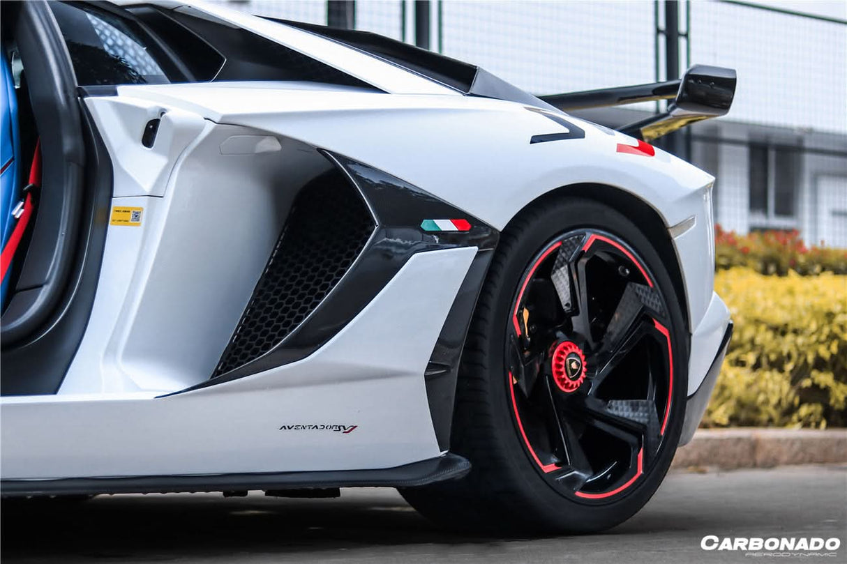 2011-2021 Lamborghini Aventador LP700 LP740 LP750 SVJ Coupe & Roadster SVJ Style Part DRY Carbon Fiber Aero Full Kit