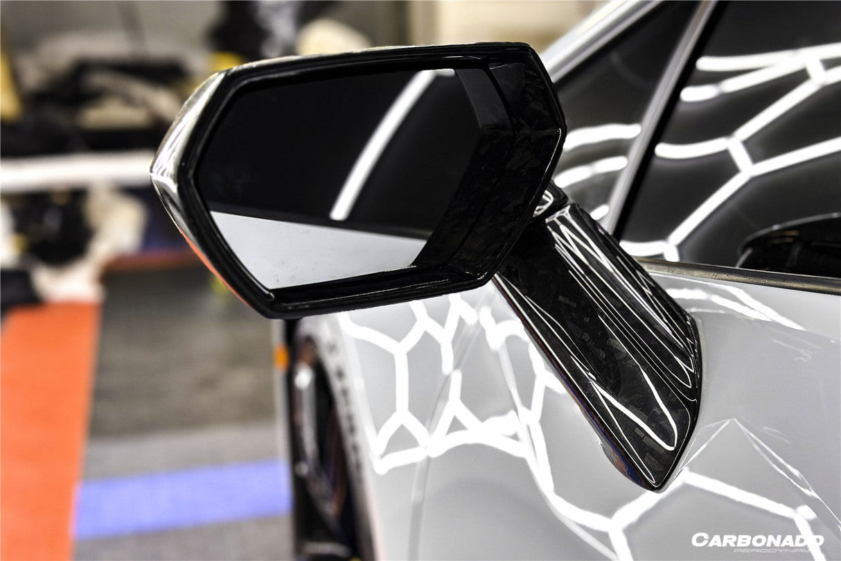 2015-2025 Lamborghini Huracan Autoclave Carbon Fiber Mirror Housing Replacement | LP610, LP580, EVO, STO, Tecnica, Performante