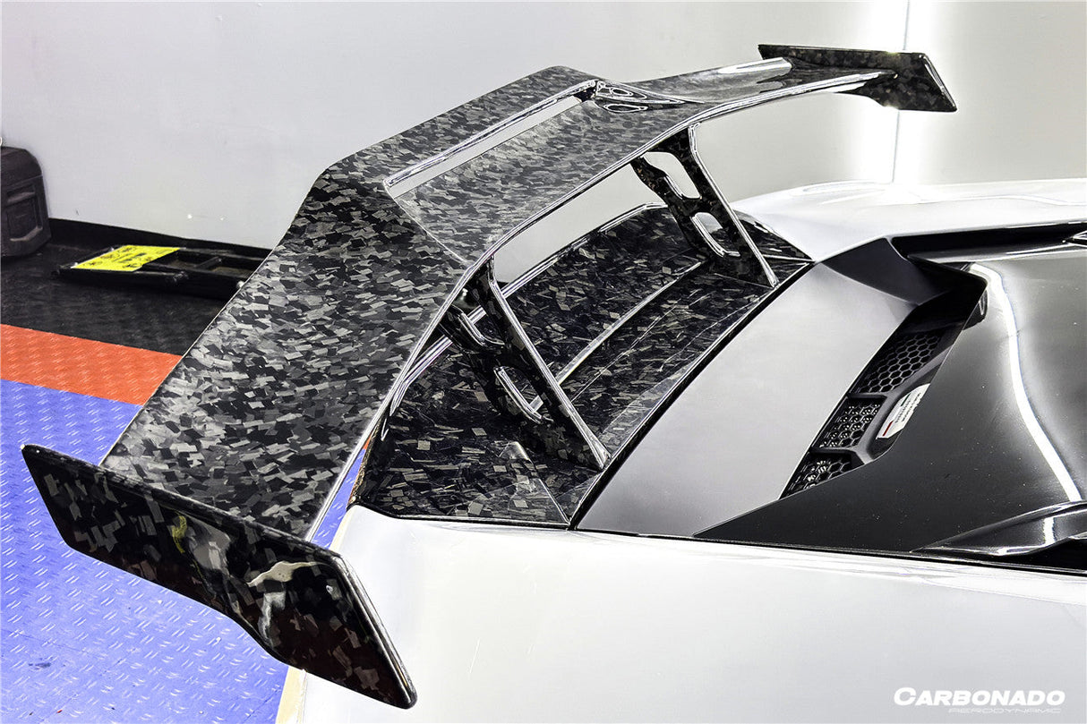 2015-2025 Lamborghini Huracan LP610 LP580 EVO Tecnica OD Style Carbon Fiber Trunk Spoiler Wing with Base