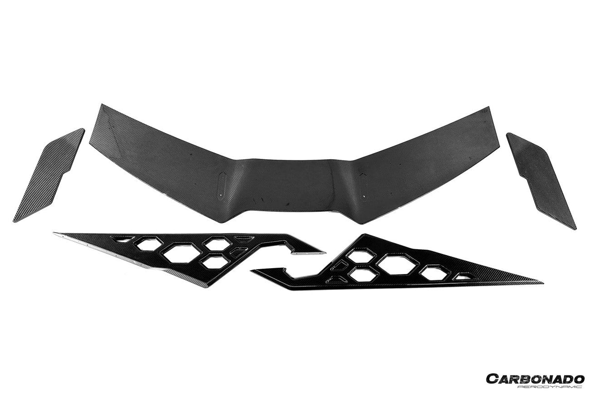 2024-UP Lamborghini Revuelto BKII Style Autoclave Carbon Fiber Trunk Wing Spoiler