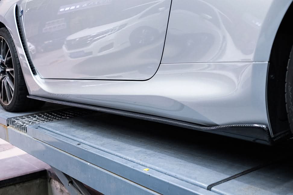 2015-2018 Lexus RC F LX Style Carbon Fiber Side Skirts