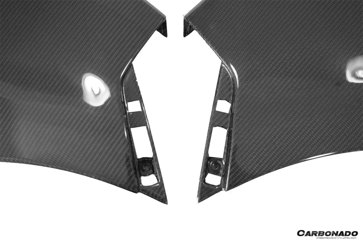 2018-2021 McLaren 600LT OEM Style Carbon Fiber front bumper side splitter