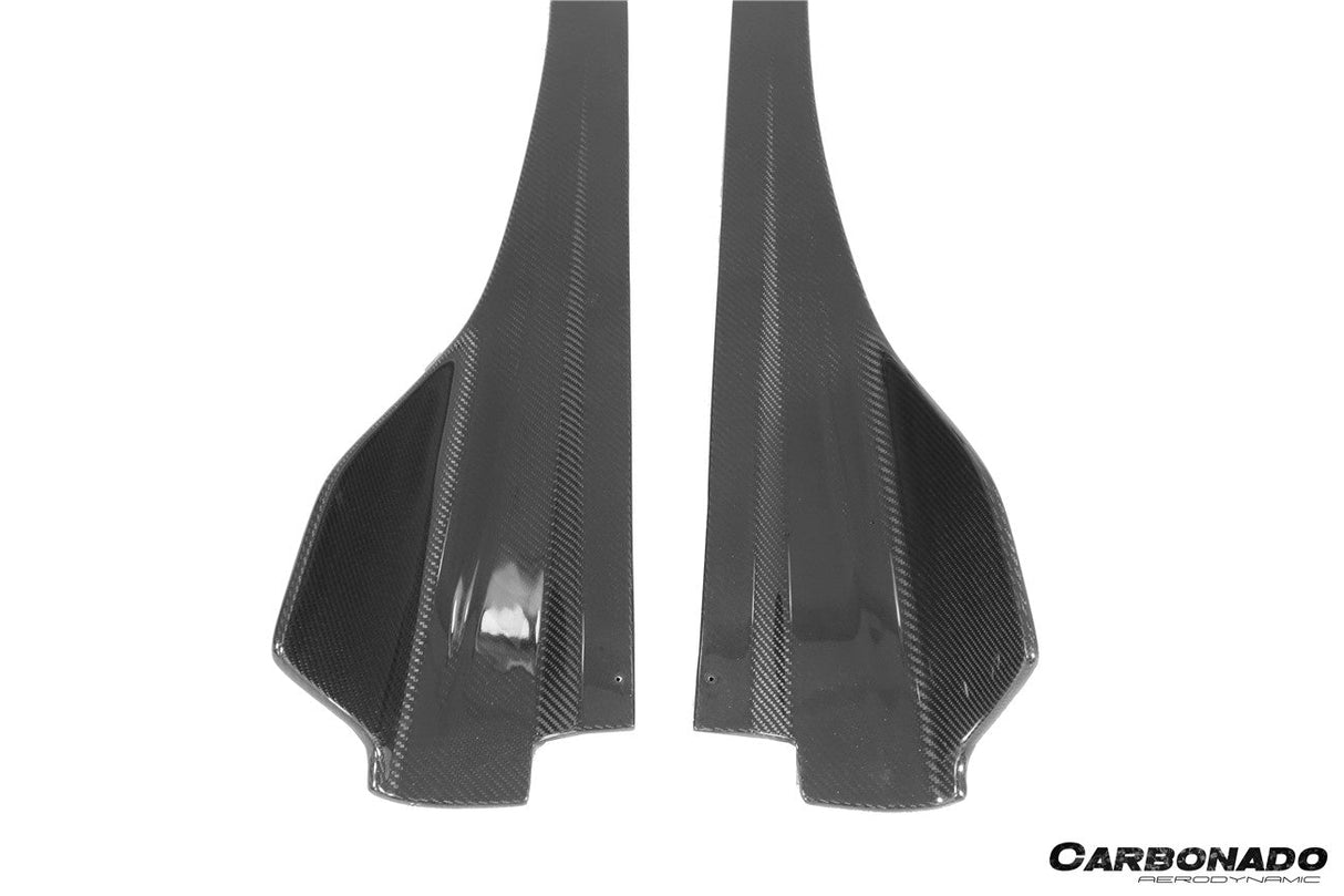 2017-2026 McLaren Autoclave Carbon Fiber Side Skirts Carbonado (VX) Fits: 720S Spider and Coupe, 750s Spider and Coupe
