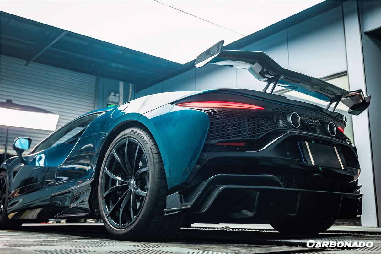 2023-UP McLaren Artura Coupe | Spider AM Style Autoclave Carbon Fiber Rear Diffuser Lip