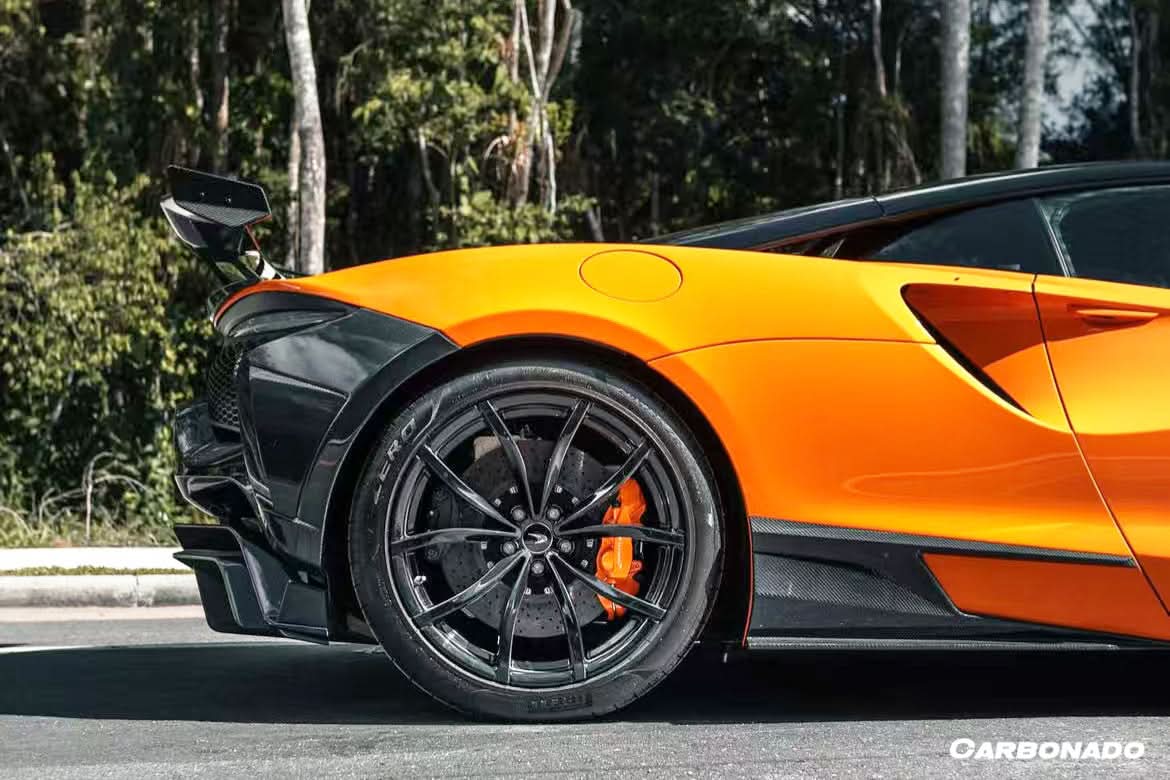 2023-UP McLaren Artura Coupe | Spider AM Style Autoclave Carbon Fiber Rear Bumper Side Panels