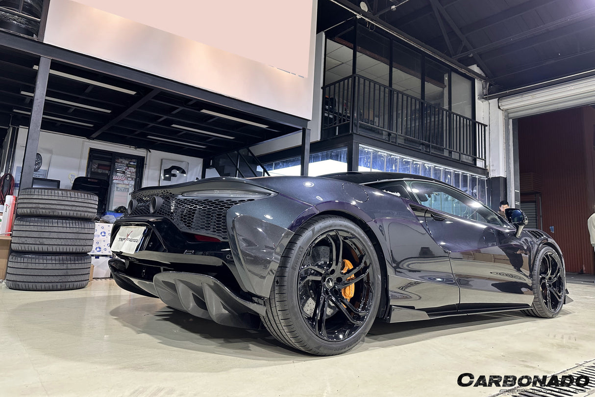 2023-UP McLaren Artura Coupe | Spider NVT Style Autoclave Carbon Fiber Rear Diffuser Lip