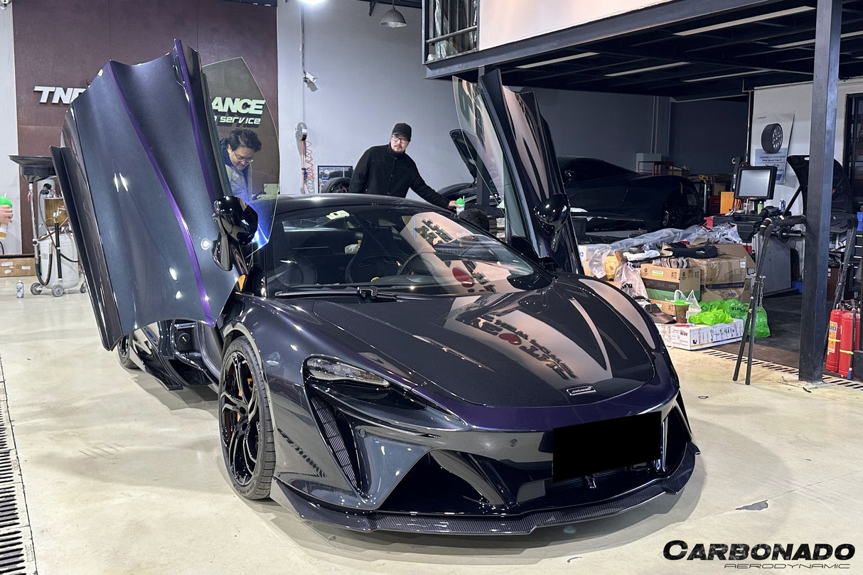 2023-UP McLaren Artura Coupe | Spider NVT Style Autoclave Carbon Fiber Front Lip