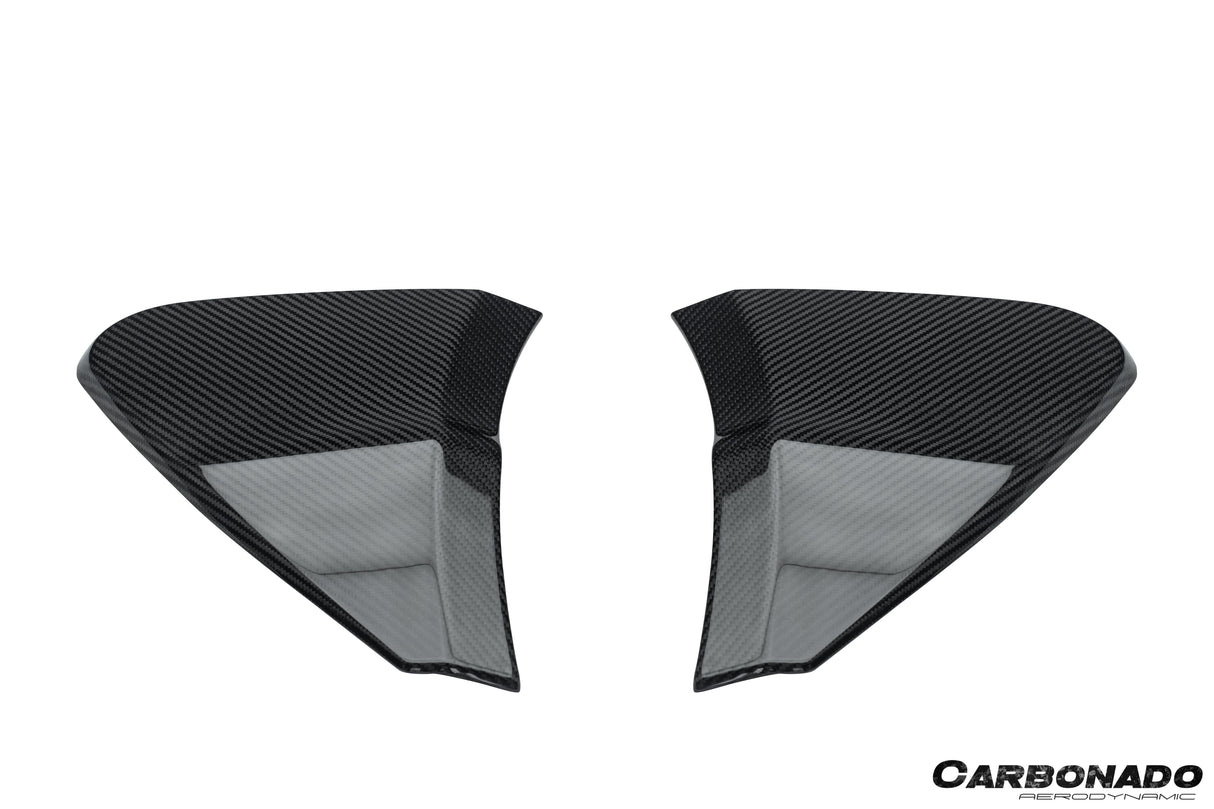 2023-UP McLaren Artura Coupe | Spider NVT Style Autoclave Carbon Fiber Rear Bumper Side Panels