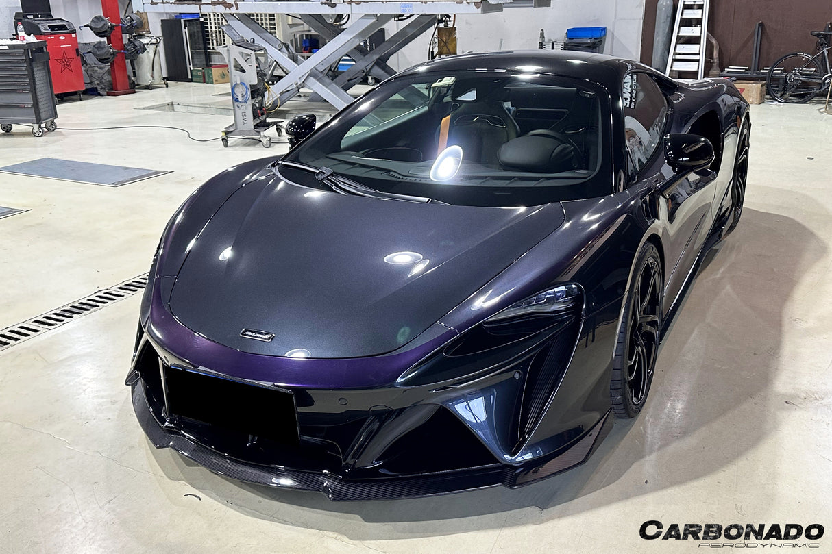 2023-UP McLaren Artura Coupe | Spider NVT Style Autoclave Carbon Fiber Front Lip