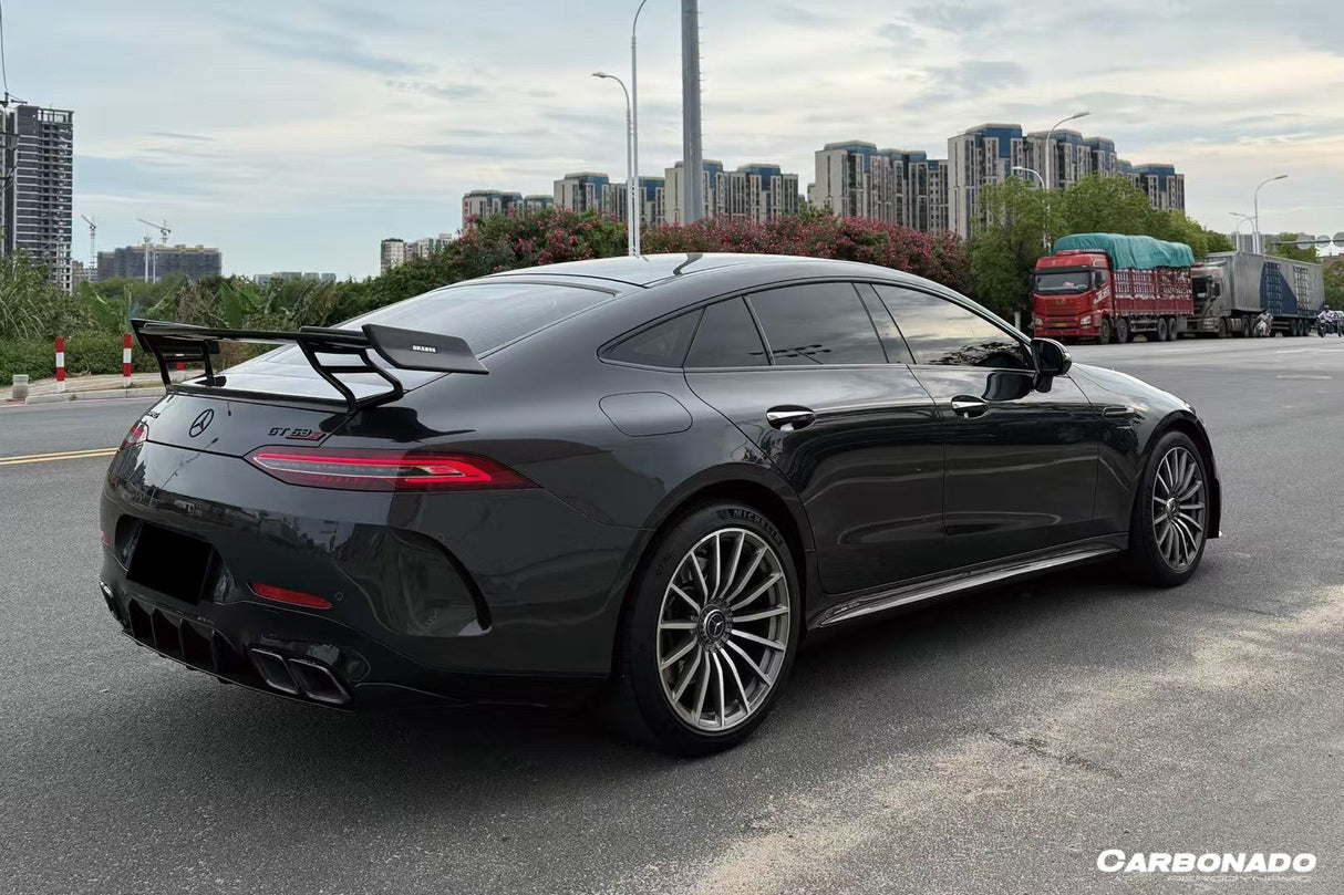 2019-2024 Mercedes Benz AMG GT53 GT50 GT43 4Door Coupe X290 GT63 Style Rear Bumper