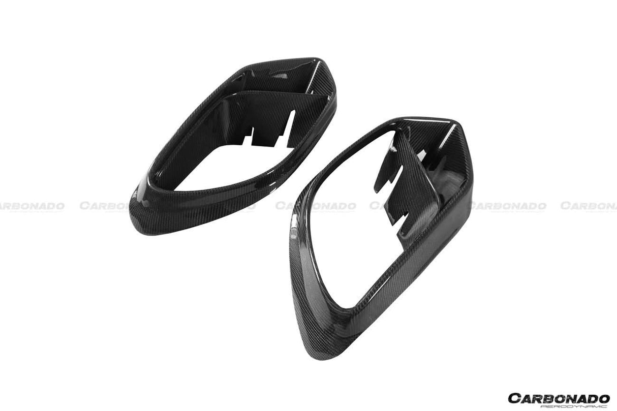 2019-2024 Mercedes Benz AMG GT63 S 4Door Coupe X290 BRS Style Carbon Fiber Front Bumper Vents