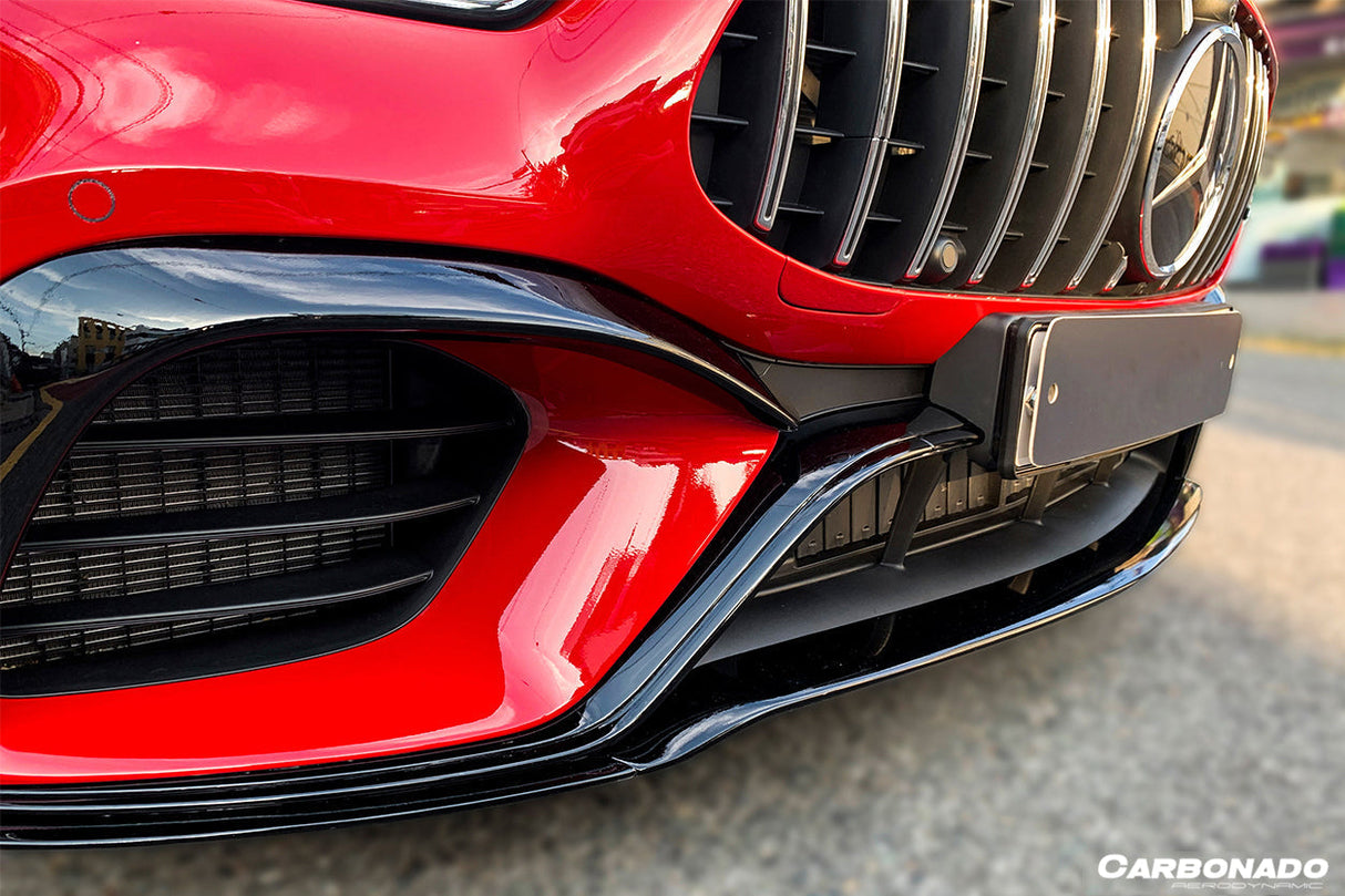 2019-2023 Mercedes Benz AMG GT63 S 4Door Coupe X290 OEM Style Carbon Fiber Front Canards