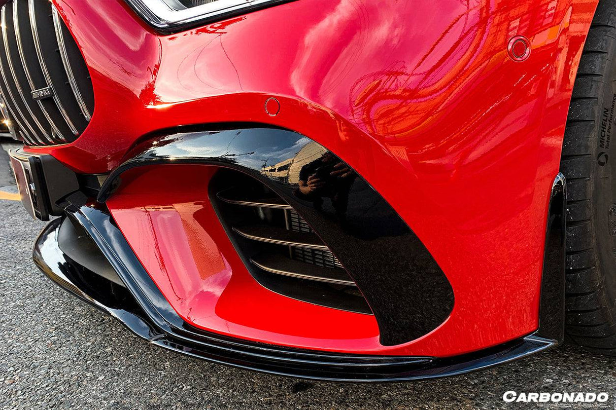 2019-2023 Mercedes Benz AMG GT63 S 4Door Coupe X290 OEM Style Carbon Fiber Front Canards