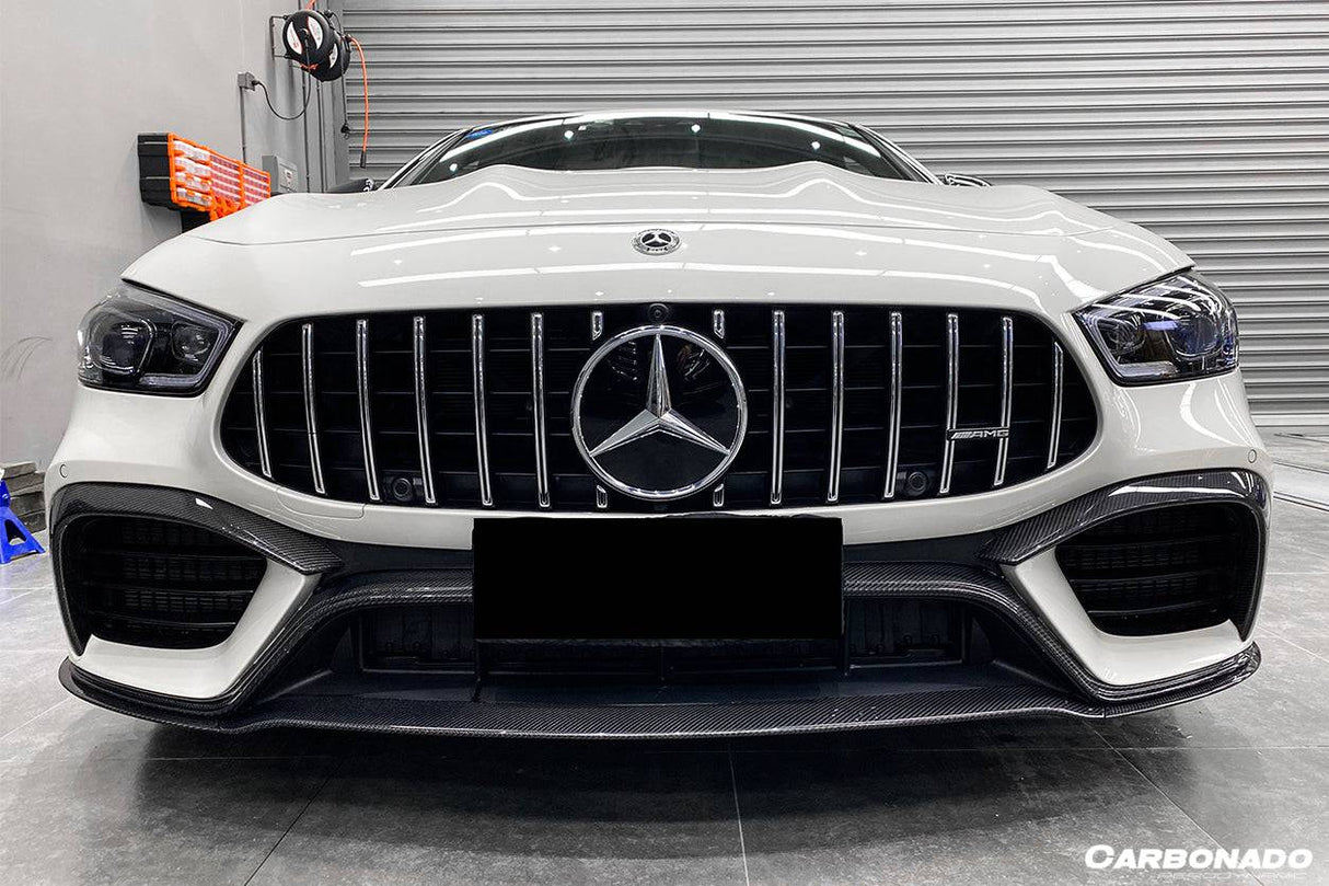 2019-2023 Mercedes Benz AMG GT63 S 4Door Coupe X290 OEM Style Carbon Fiber Front Canards
