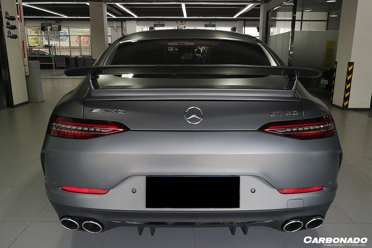 2019-2024 Mercedes Benz AMG GT 4Door Coupe X290 OE Style Carbon Fiber Trunk Spoiler | Fits GT63,GT63S,GT53