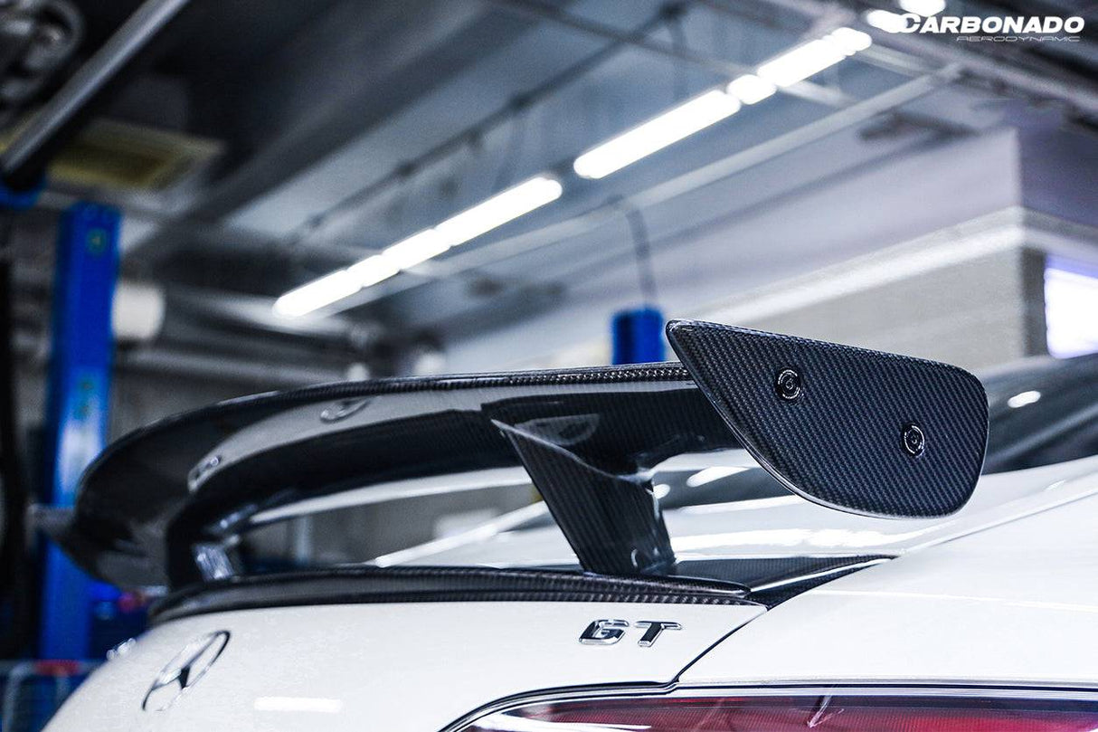 2015-2020 Mercedes Benz AMG GT GTS GTC RZS Style Carbon Fiber Trunk Spoiler