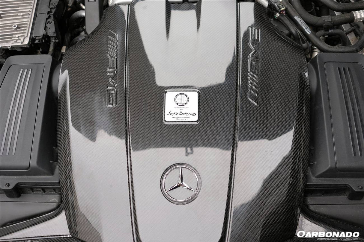 2015-2020 Mercedes Benz AMG GT GTS Autoclave Carbon Fiber Engine Cover Replacement