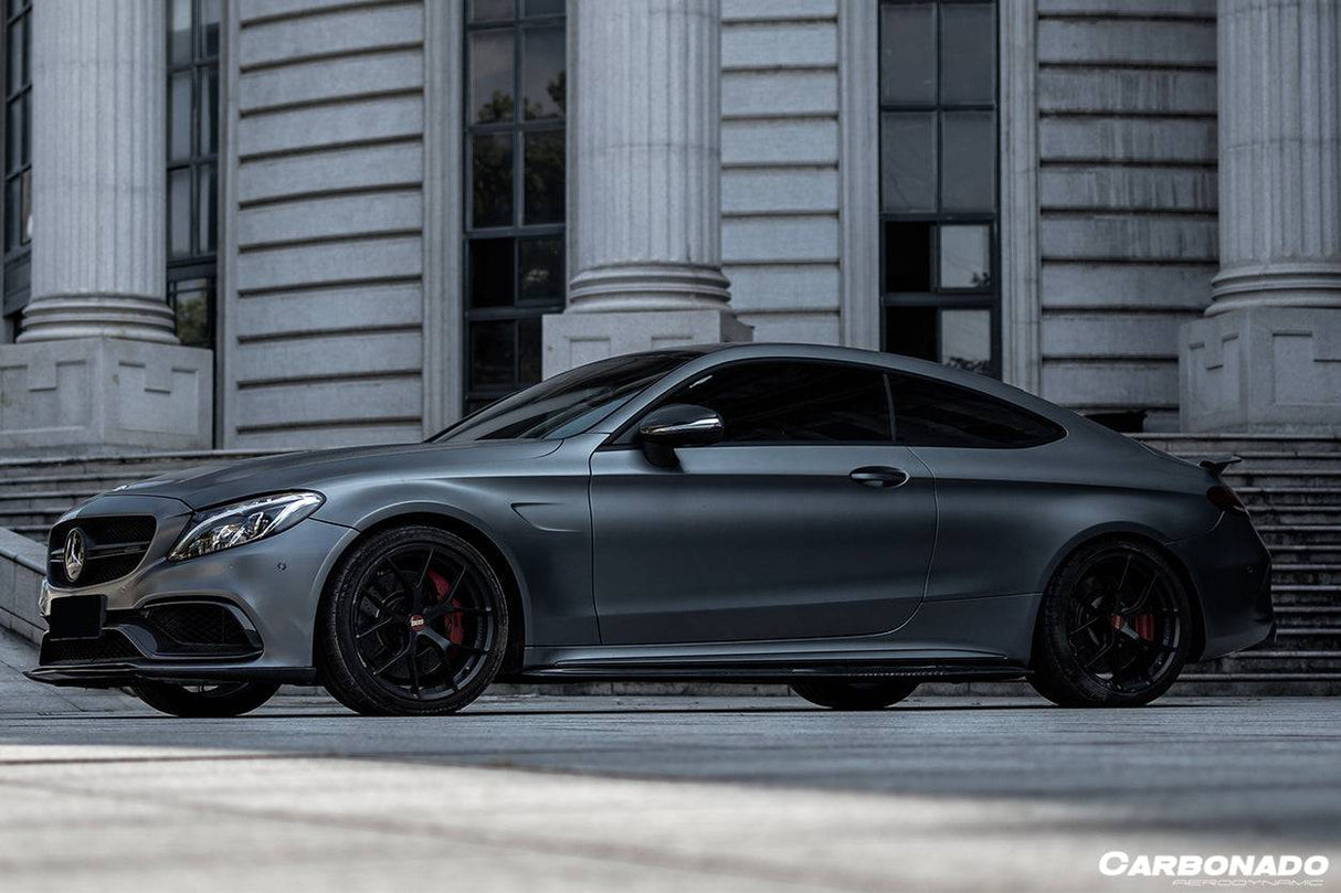 2015-2021 Mercedes Benz C-Class W205 Coupe PS Style Side Skirts
