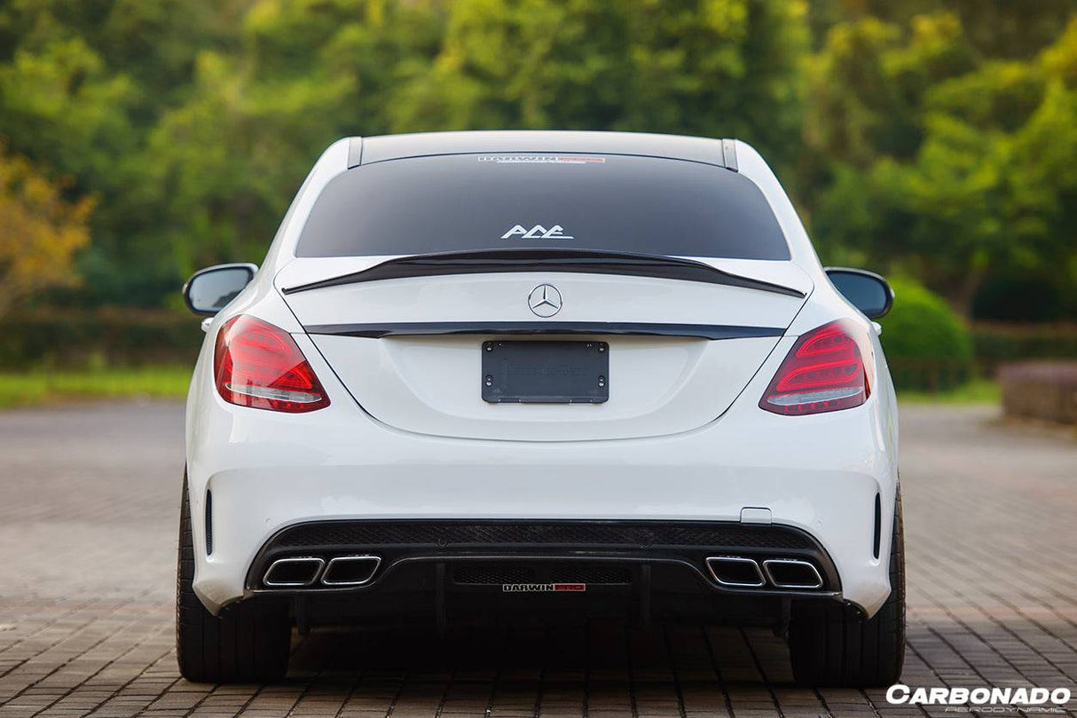 2015-2021 Mercedes Benz C-Class W205 Sedan PS Style Trunk Spoiler