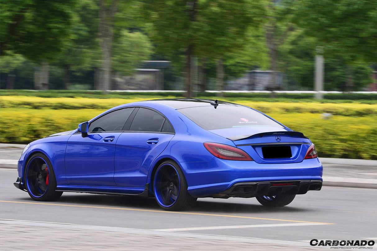 2011-2015 Mercedes Benz CLS350 CLS63 AMG W218 RT Style Rear Diffuser