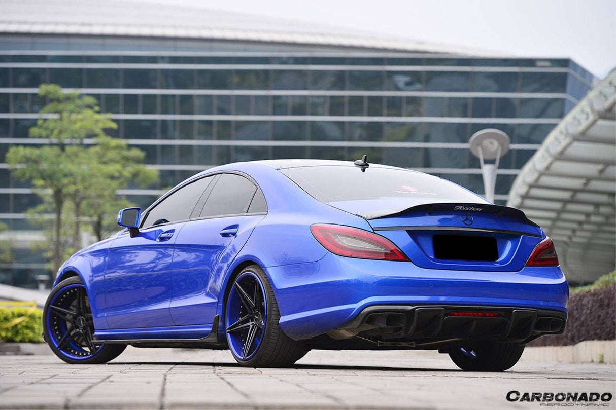 2011-2015 Mercedes Benz CLS350 CLS63 AMG W218 RT Style Rear Diffuser