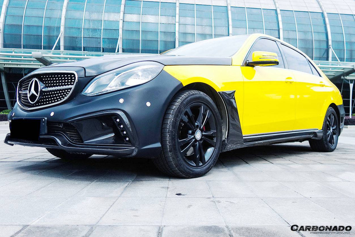 2014-2016 Mercedes Benz E Class W212 WD Style Side Skirts