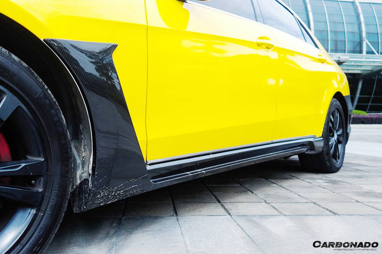 2014-2016 Mercedes Benz E Class W212 WD Style Side Skirts
